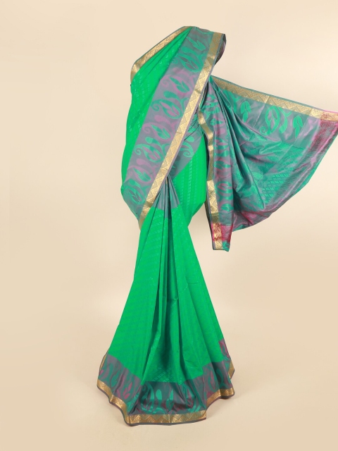 

Pothys Women Green Woven Design