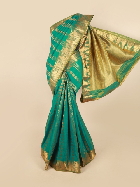 

Pothys Women Green Woven Design