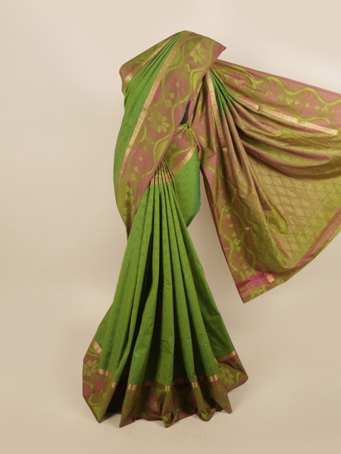 

Pothys Women Green Woven Design