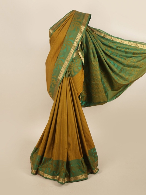 

Pothys Women Green Woven Design