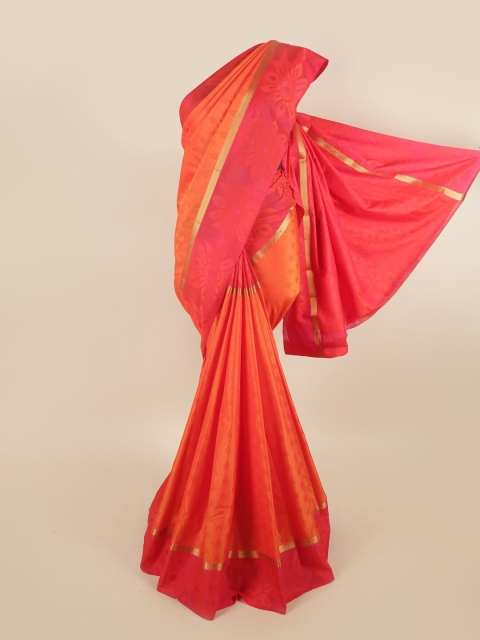 

Pothys Women Orange Woven Design