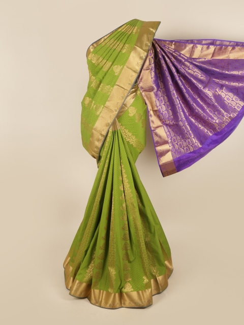 

Pothys Women Green Woven Design