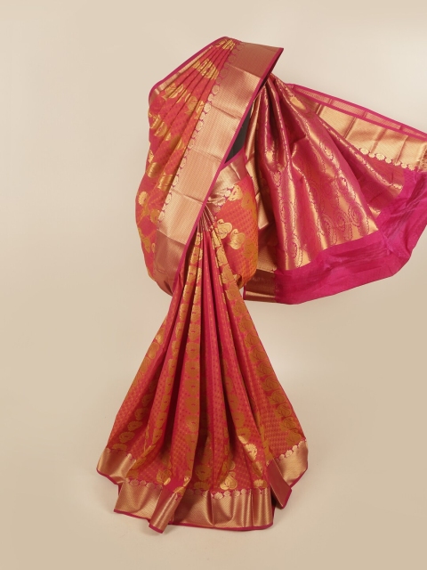 

Pothys Women Orange Woven Design