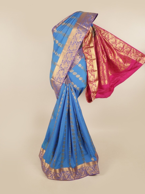 

Pothys Women Blue Woven Design
