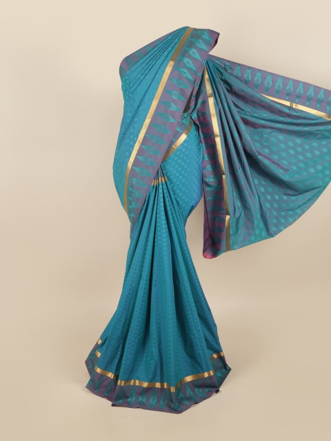 

Pothys Women Blue Woven Design