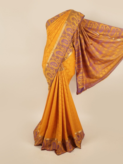 

Pothys Women Mustard Woven Design