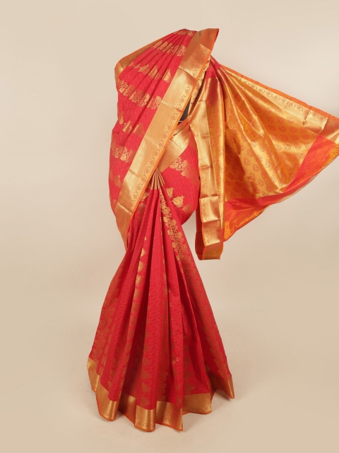 

Pothys Women Red Woven Design