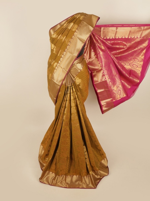 

Pothys Women Green Woven Design
