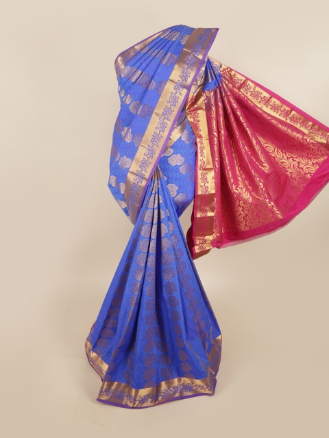 

Pothys Women Blue Woven Design