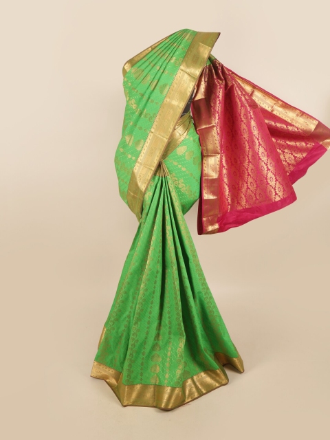 

Pothys Women Green Woven Design