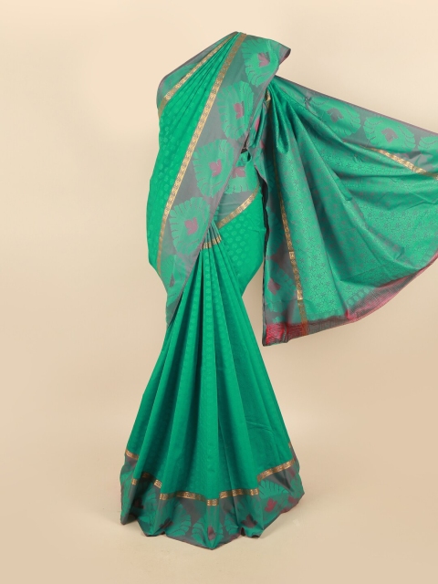 

Pothys Women Green Woven Design