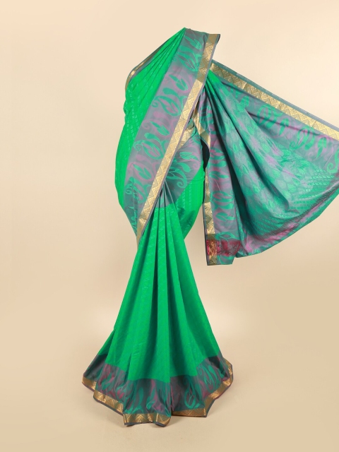 

Pothys Women Green Woven Design