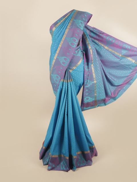 

Pothys Women Blue Woven Design