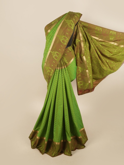 

Pothys Women Green Woven Design