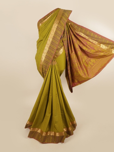 

Pothys Women Green Woven Design