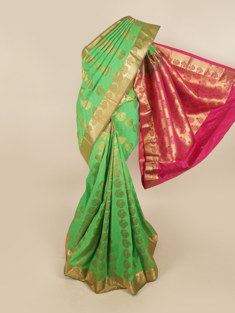 

Pothys Women Green Woven Design
