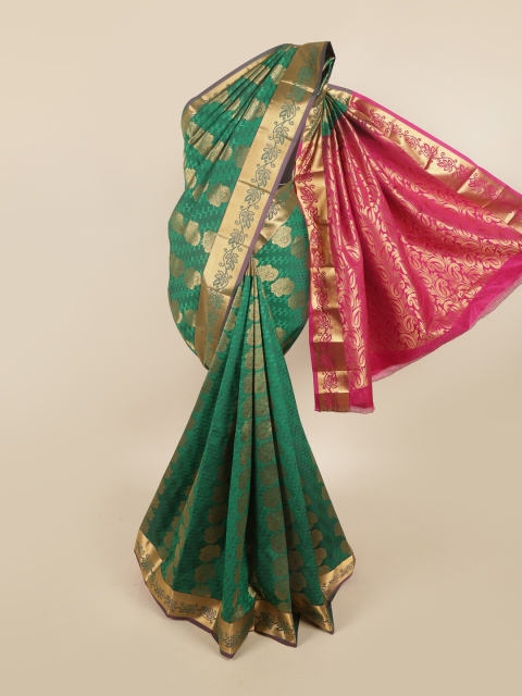 

Pothys Women Green Woven Design