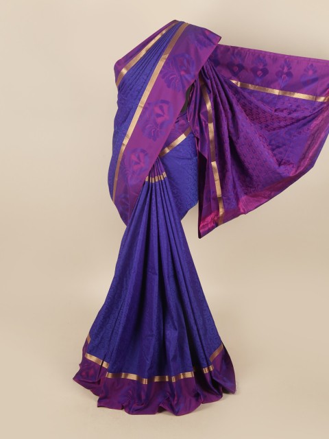 

Pothys Women Violet Woven Design