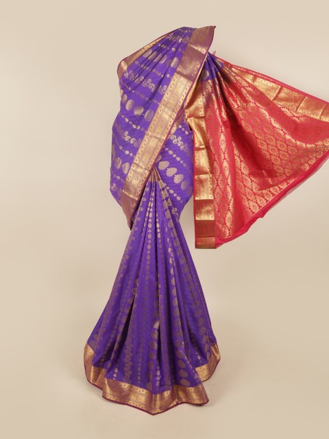 

Pothys Women Violet Woven Design