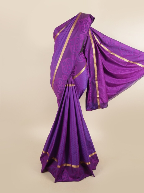 

Pothys Women Violet Woven Design