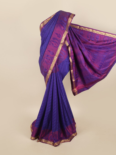 

Pothys Women Violet Woven Design