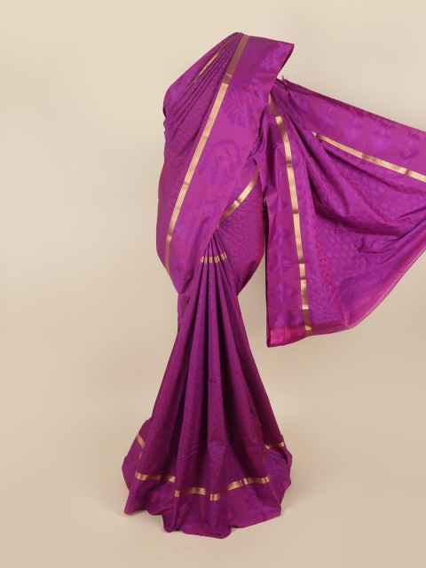 

Pothys Women Violet Woven Design