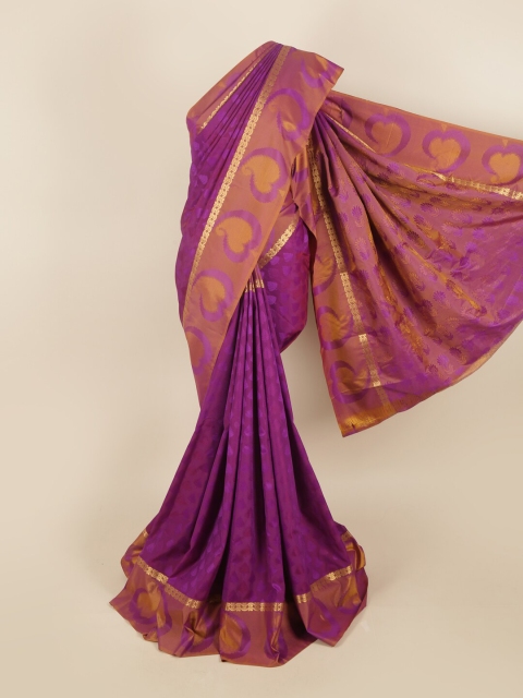 

Pothys Women Violet Woven Design
