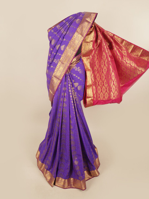

Pothys Women Violet Woven Design