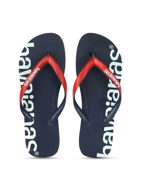 

Havaianas Men Navy Blue Printed, Red