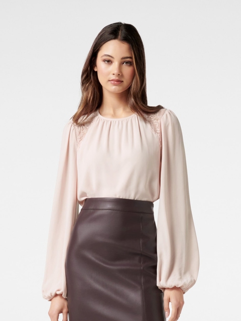 

Forever New Women Pink Regular Top