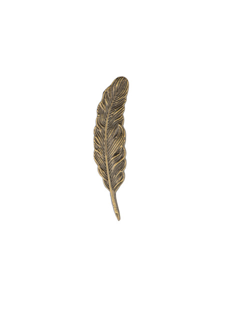 

The Tie Hub Men Gold-Toned Antique Feather Lapel Pin