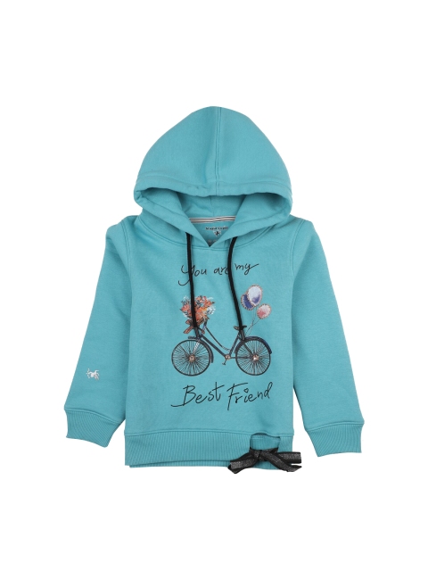 

Stupid Cupid Girls Blue Printed Sweatshirt