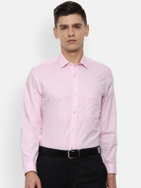 

Louis Philippe Men Pink Slim Fit Opaque Casual Shirt