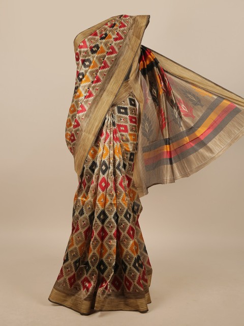 

Pothys Women Multi Printed, Tan