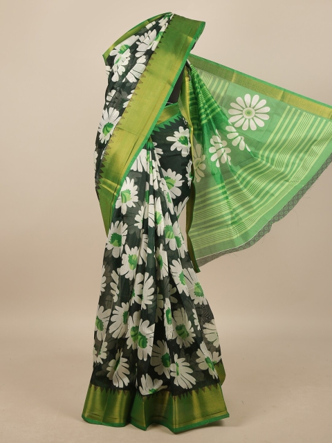 

Pothys Women Green Printed