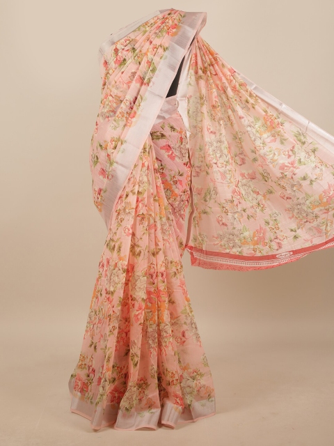 

Pothys Women Peach Printed