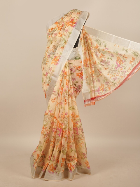 

Pothys Women Peach Printed