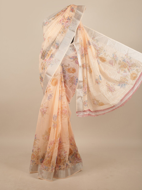 

Pothys Women Peach Printed
