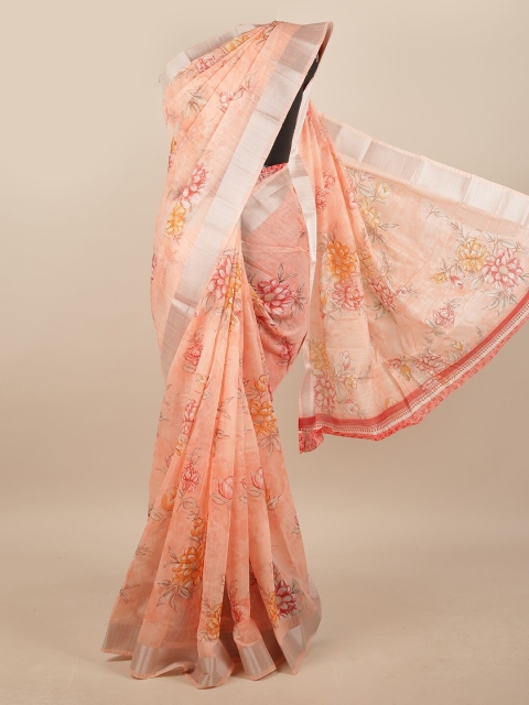

Pothys Women Orange Printed