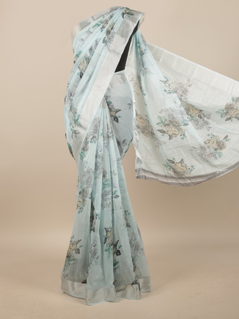 

Pothys Women Blue Printed