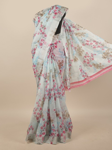 

Pothys Women Blue Printed