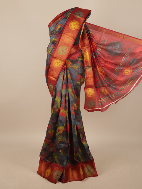 

Pothys Women Grey Printed