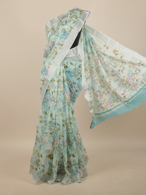 

Pothys Women Blue Printed