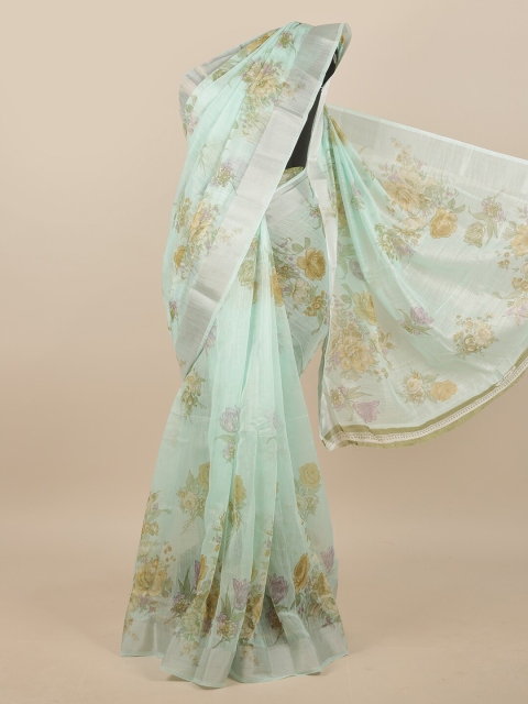 

Pothys Women Green Printed
