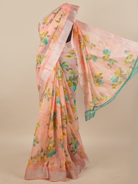 

Pothys Women Peach Printed