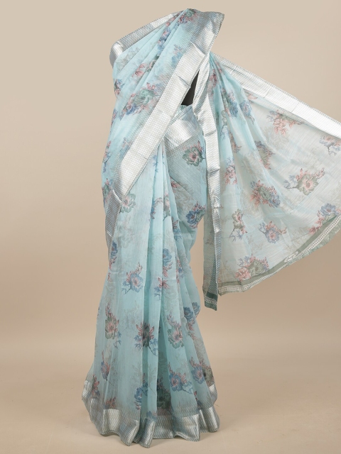 

Pothys Women Blue Printed
