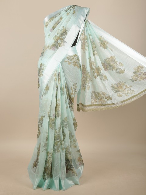 

Pothys Women Green Printed
