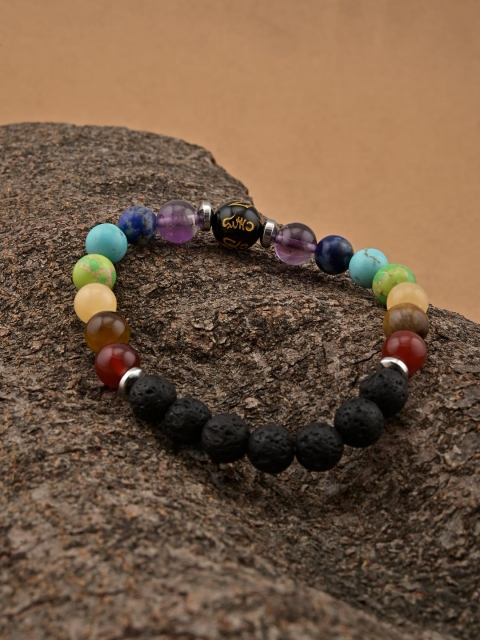 

Tistabene Men Multicoloured Charm Bracelet, Multi