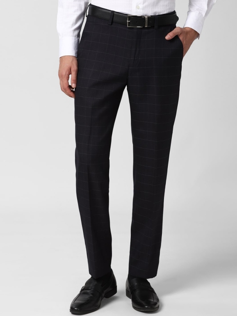 

Peter England Elite Men Black Slim Fit Formal Trousers