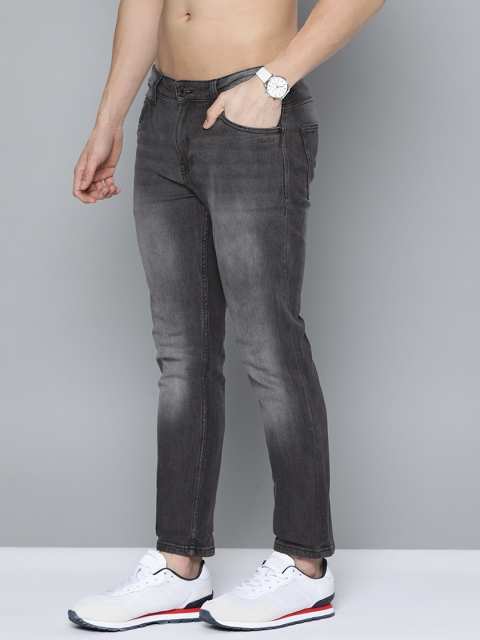 

Harvard Men Black Tapered Fit Light Fade Stretchable Jeans